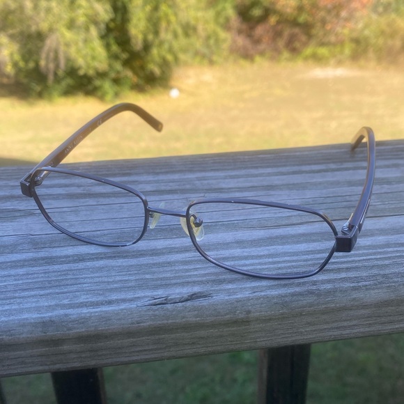 Anne Klein glasses metal rim frames red tortoise color AK9107 - Picture 12 of 12